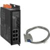 8-port Industrial Ethernet Layer 2 Managed Switch with 2-Fiber Port (Multi-mode, SC Connector)ICP DAS